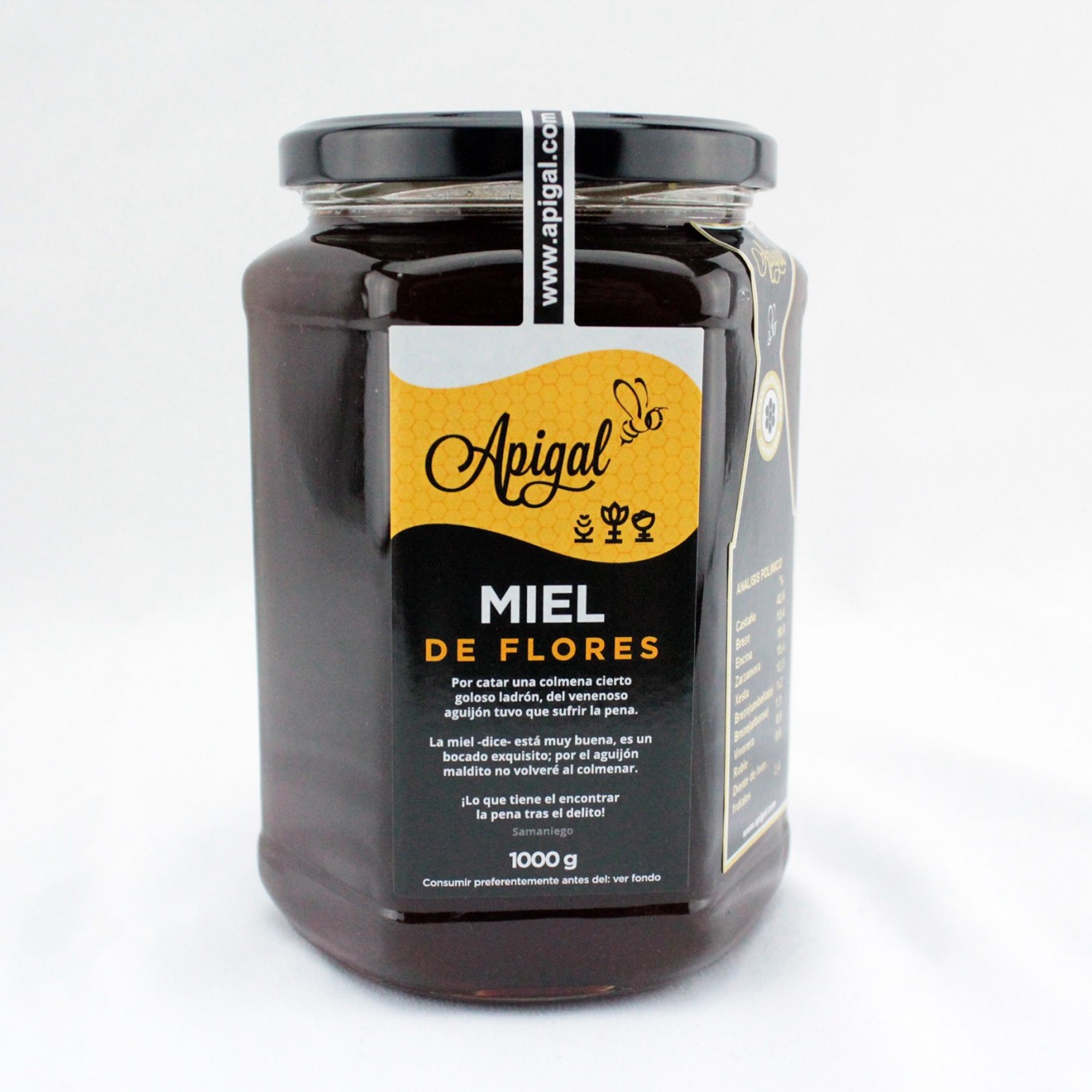 Miel de flores 1kg APIGAL Miel de flores 1kg APIGAL