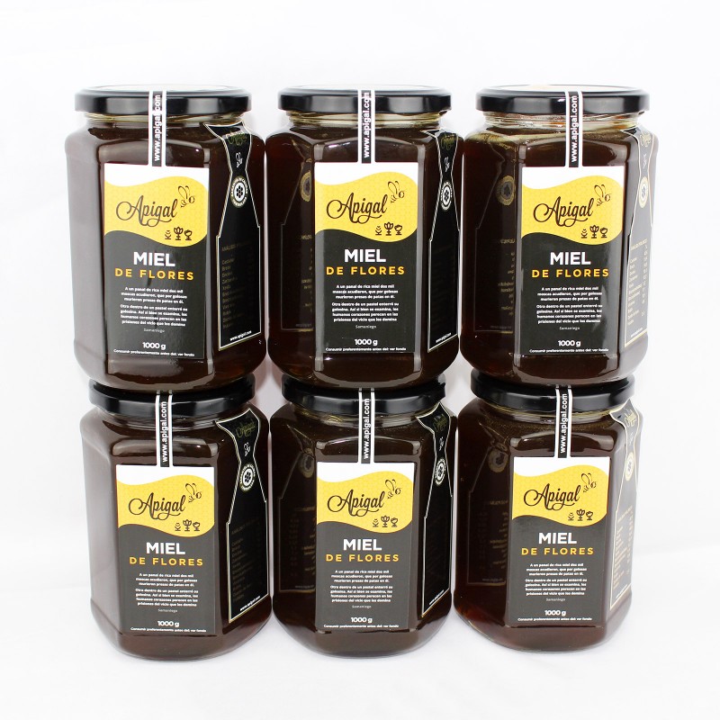 Pack Miel de flores 6kg