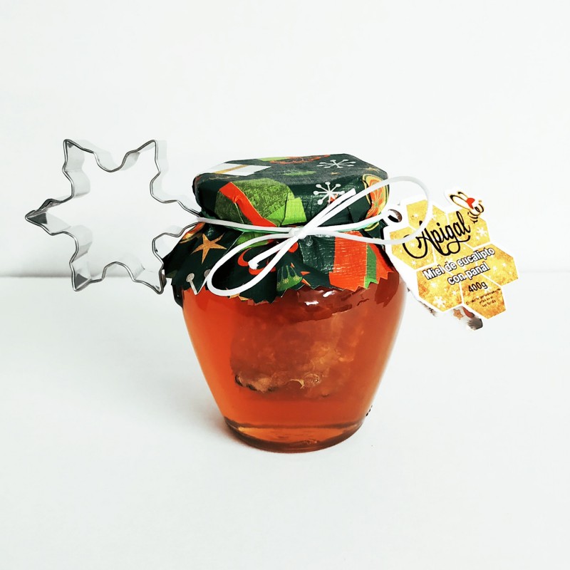 Miel con Panal Navideño - Imagen 1