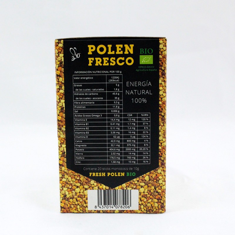 Polen fresco ecológico caja (20 stick)