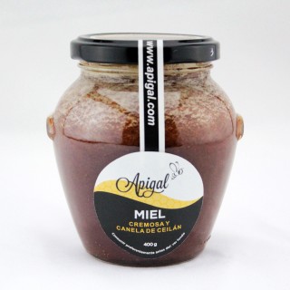 Miel cremosa con canela de Ceylan 400g