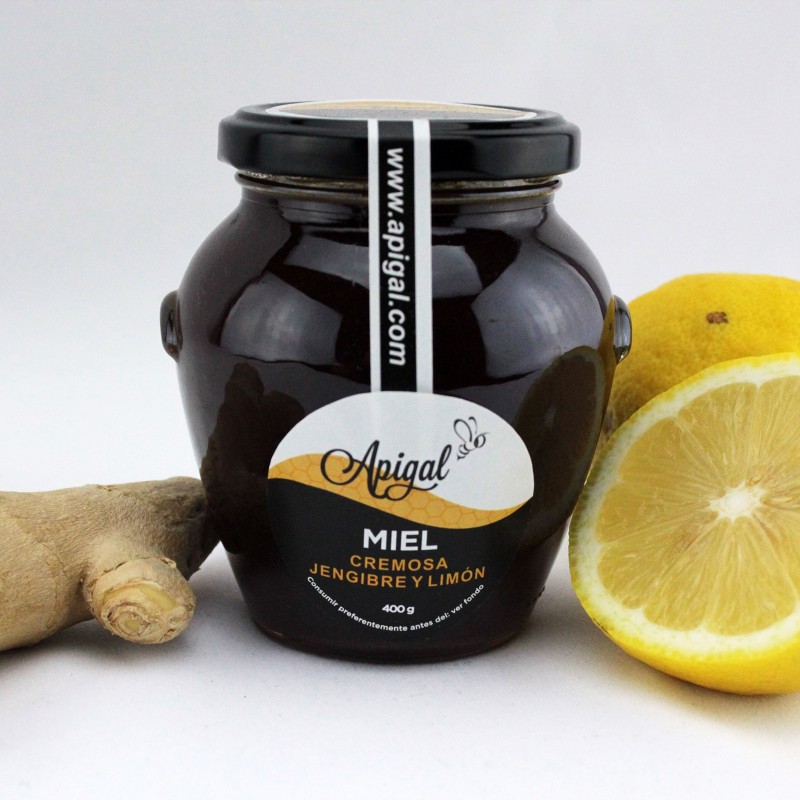 Miel con jengibre y limón 400g